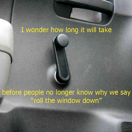 roll down the window